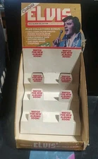 Vintage 1981 Chu-Bops Elvis Presley Gold Album Collection Store Display Box!