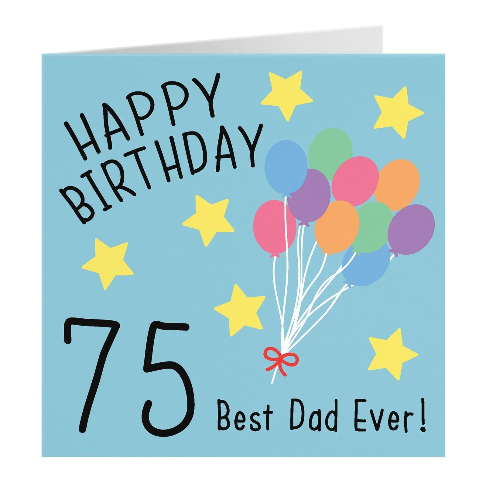 75th Dad Birthday Card Original
