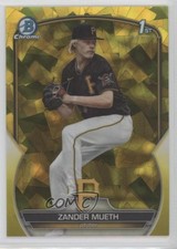 2023 Bowman Chrome Draft Sapphire Yellow 34/75 Zander Mueth #BDC-131 g1k