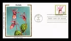 Dr Jim Stamps Colorano Silk Cachet Pacific Calypso Orchids First Day Cover
