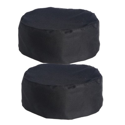  2 Pcs Mesh Chef Hat Hut Mit Verstellbarem Riemen Catering-mütze Chefkappe