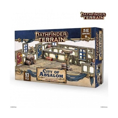 Archon Stud Minis 28mm  Pathfinder - City of Absalom - Half-Height Wa SW (New)
