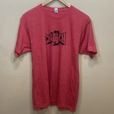 Crunch Fitness Red Gym T-Shirt Size Large L Men’s Unisex.                    A12