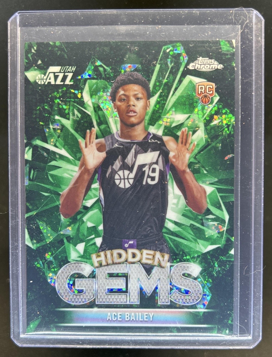 2025-26 Topps Ace Bailey Hidden Gems RC Rookie SSP #HG-4 Jazz