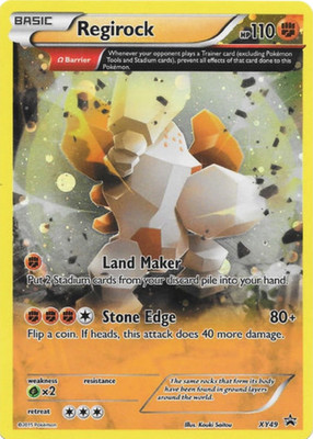 Pokémon TCG - Regirock - XY49 - Holo Promo - XY Promos [Lightly Played]