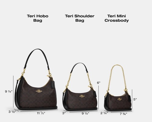 COACH CAJ94 Teri Mini Crossbody Bag With Butterfly Print Coated Canvas & Leather - Picture 15 of 15