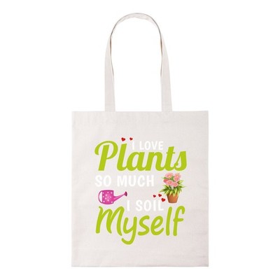 Lustige Tragetasche Love Plants So Much I Soil Myself