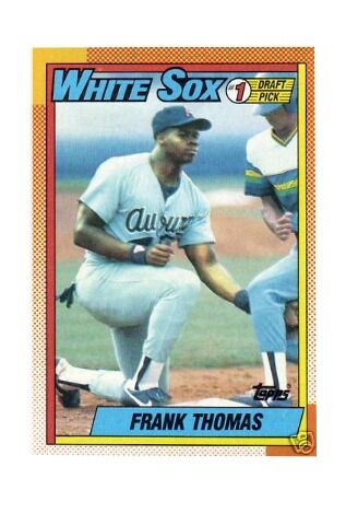 1990 Topps Frank Thomas #414B BGS Rookie Baseball Card — RSA