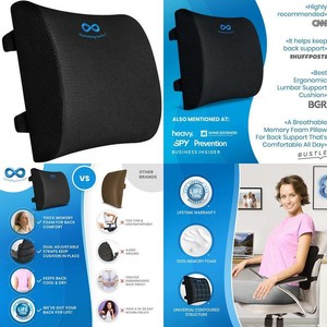 everlasting comfort lumbar support for office chair