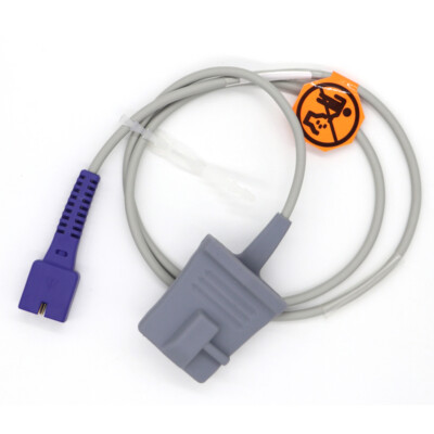 Fit For N-85,NPB-195 Oximax Adult Soft-tip Spo2 Sensor Oximeter Pulse Probe 9Pin