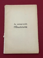 Old book radio TSF I understand electricity Alain Boursin