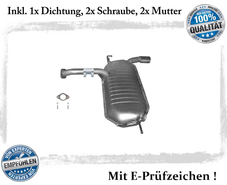 Auspuffanlage Kia Sportage 2.0 2WD Bj.04-08 Auspuff mit Hosenrohr Dichtung - Bild 4 von 4