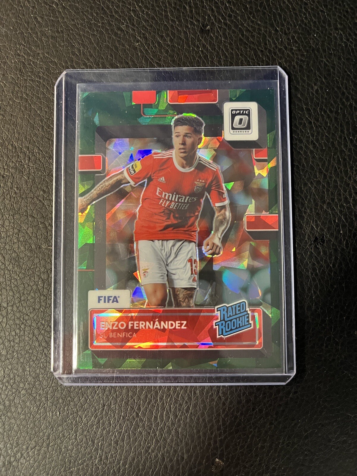 Enzo Fernandez Optic Green Ice Rookie RC #189 - 2022-23 Donruss Soccer