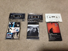 LOT OF 3 U2 CASSETTES ACHTUNG BABY / LIVE UNDER A BLOOD RED SKY THE JOSHUA TREE