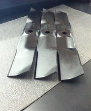 JOHN DEERE LOW LIFT BLADES FOR 54" CUT. REPLACES OEM GX21380 GY20684. SET OF 3