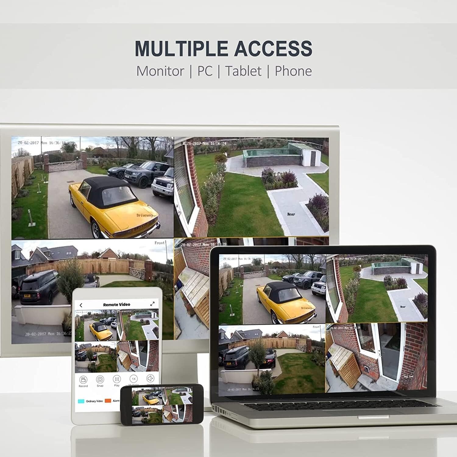 Sansco 4MP Lite 4CH DVR CCTV Security System 1080P Outdoor Camera Night Vision