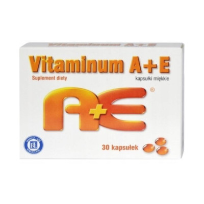 (Einheit/0,30 ) Vitaminum A+E 2500 IU + 100mg Haut Haar 30 Kapseln D/S