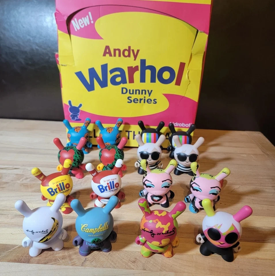 Kidrobot Andy Warhol Series 1 Lot Of 16 Exclusive 3" Figures RARE Set - Image 2 of 4