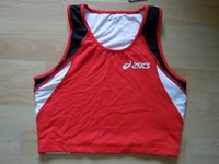 Asics Duotech Top Crop-Top Running Top Fitness Gym Woman Gr L Neu