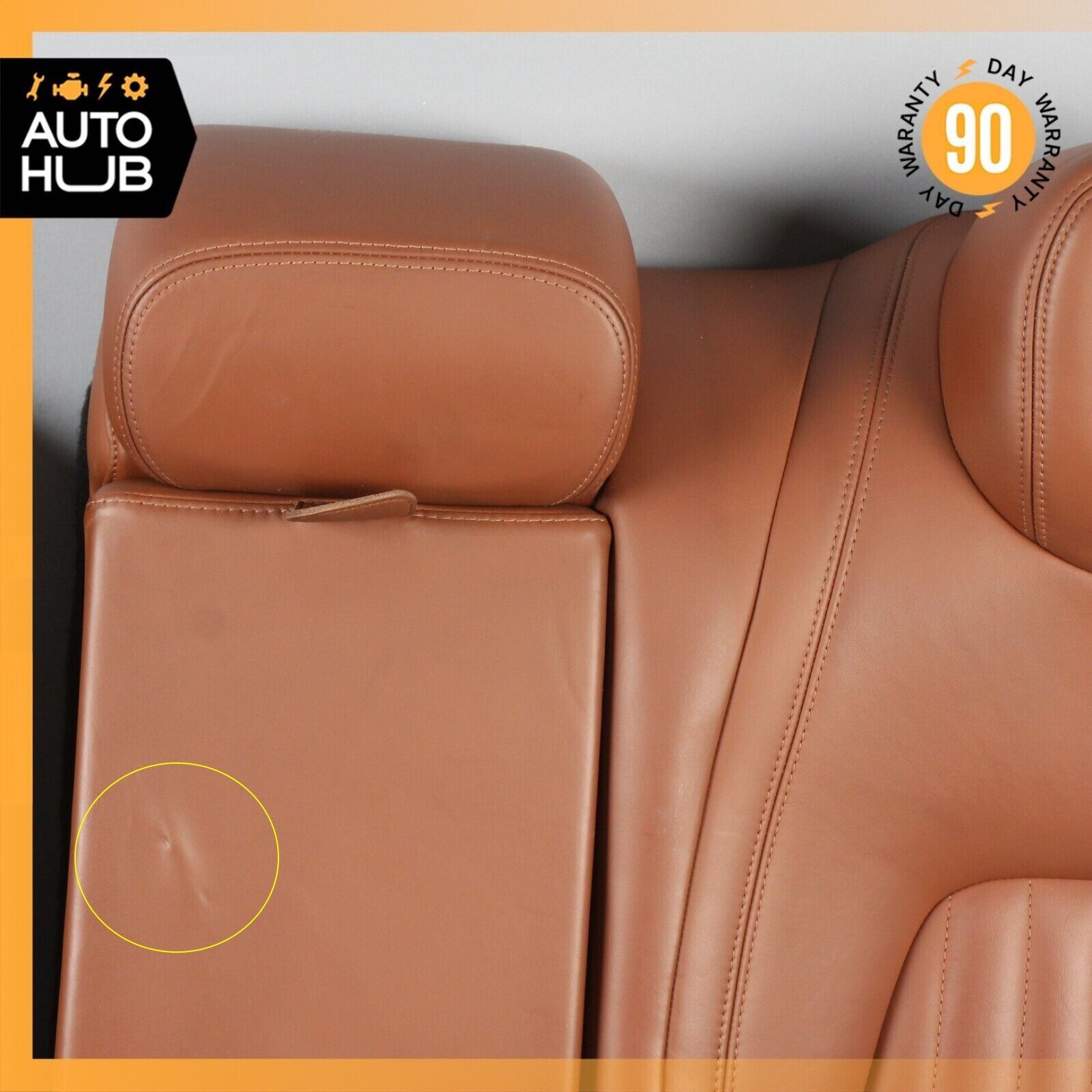 14-17 Maserati Ghibli M157 Rear Left & Right Seat Cushion Top Upper OEM 51k