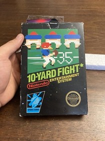 10-Yard Fight (Nintendo NES) Complete - 5 Screw Hangtab Sticker Seal - Authentic
