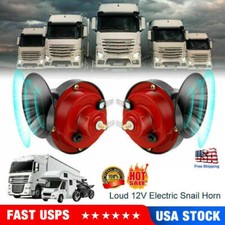 2pcs Super Train Horn For Trucks Suv Car Boat Motorcycle Electric Horn-12v