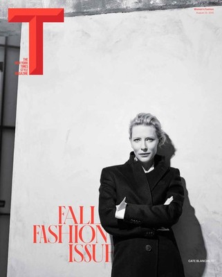 T Magazine Fall 2015 Cate Blanchett Edie Campbell Inez van Lamsweerde NEW