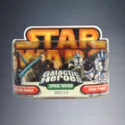 2005 VINTAGE STAR WARS GALACTIC HEROES DARK SIDE ANAKIN+CLONE TROOPER FIGURES