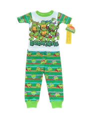 Nickelodeon Teenage Mutant Ninja Turtles Pajamas Sz 2 2T Sleepwear 2 PC Set NWT