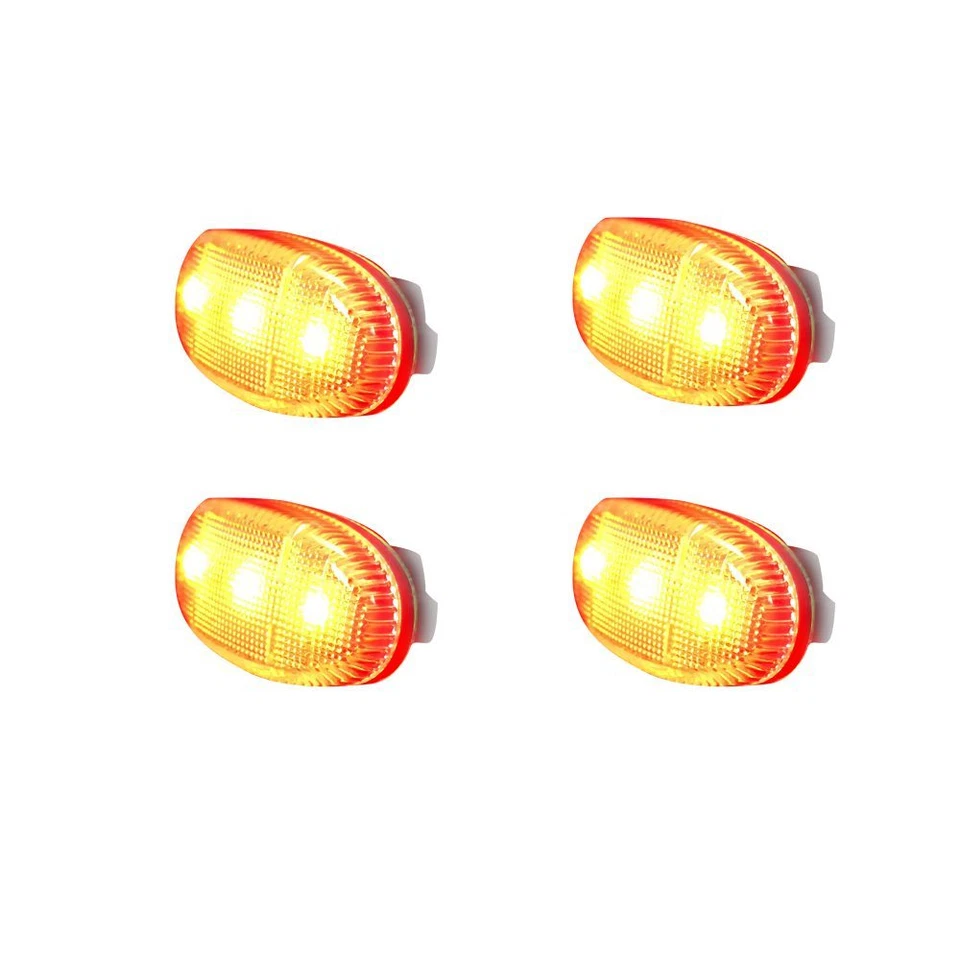 Luces de señalización laterales LED cromadas Recon 264136CL para 11-17 F-250/350/450/550/650 Foto 2 de 3