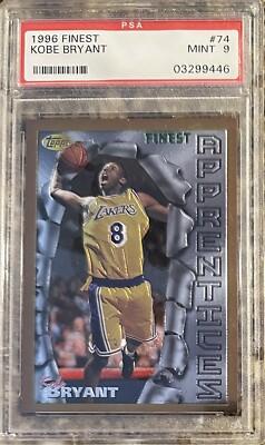 PSA9】【KOBE BRYANT】1996 TOPPS FINEST #74