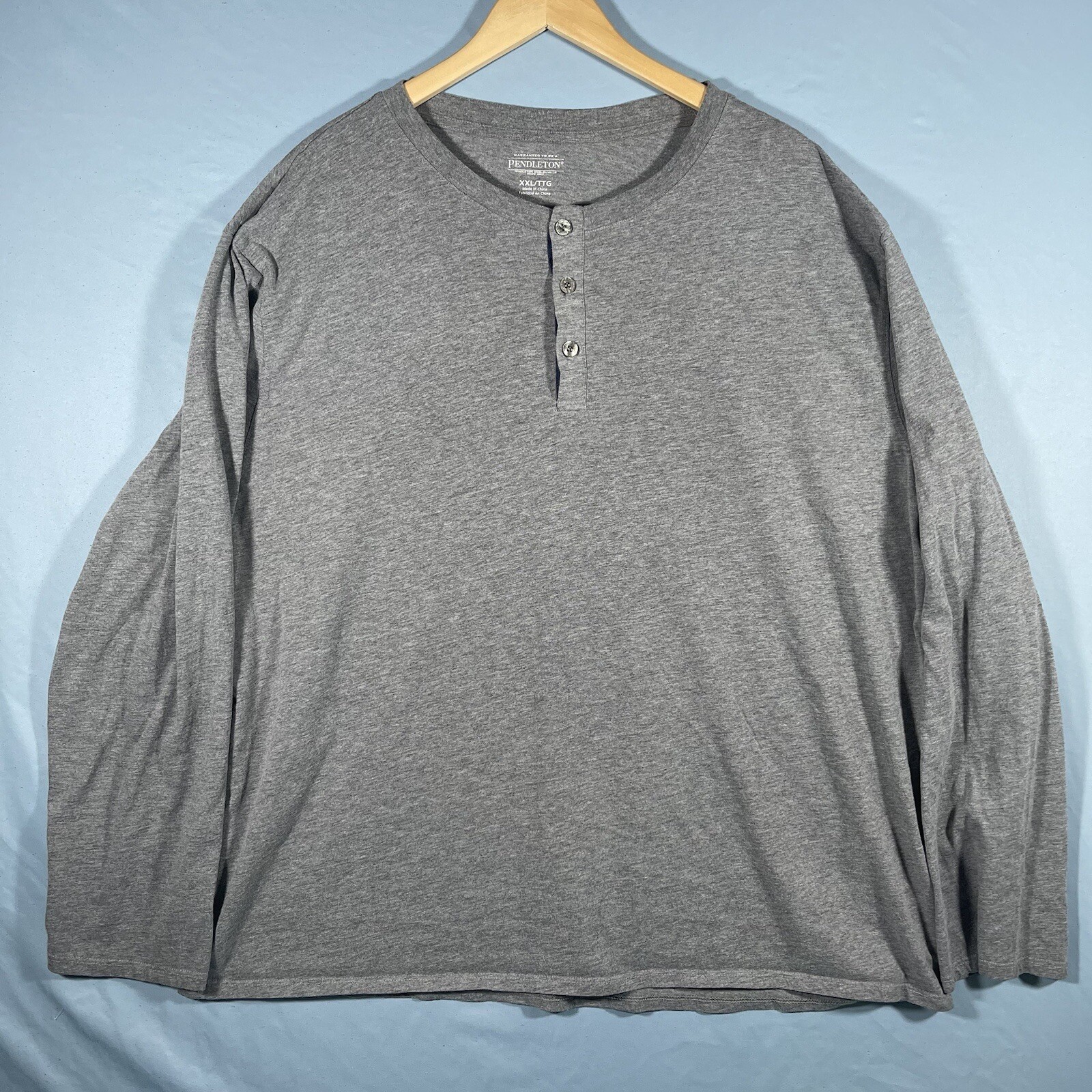 Pendleton Pullover Quarter Button Long Sleeve Shi… - image 1