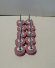 10 Pcs Pferd 34433 W236 Vitrified Mounted Point 1/4" Shank, Aluminum Oxide 60 O