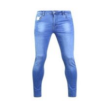 men's slim fit jeans skinny stretch denim pants