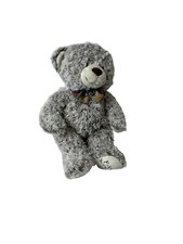 FAO Schwarz Teddy Bear Plush 17  2017 Bears That Care Gray/Brown
