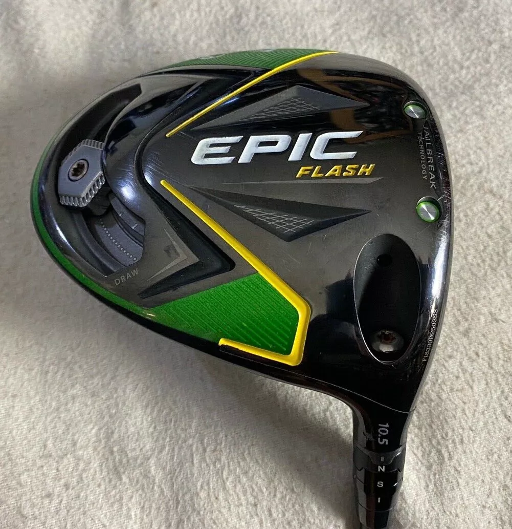 Callaway Epic FLASH 10.5* Driver w/Graphite Design TOUR AD Stiff Graphite  Shaft