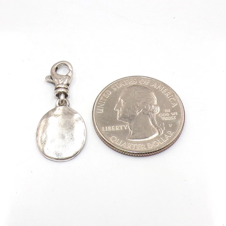 Silpada C2524 Sterling Silver Cubic Zirconia X Initial Letter Charm Dangle LLE2 - Image 4 of 4