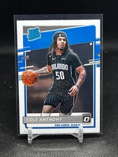 2020-21 Donruss Optic Basketball Rated Rookie Cole Anthony #165 RC Magic