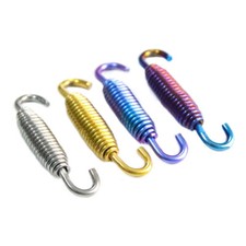 2x Titanium alloy Springs 58mm Motorcycle Exhaust Connect Springs high strength