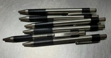BULK Zebra G-301 Gel Stainless Steel 6 Pens G301 (matches F301 & M301) BLACK INK