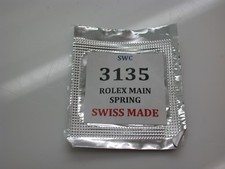Generic Rolex Mainspring Calibre 3135 Brand New Mainspring Sealed Package Swiss