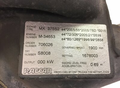 PACCAR 1747963 1828142 Housing Coolant Pump | eBay