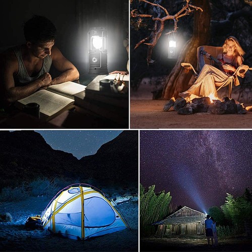 Solar Camping Lantern Large Capacity DC Rechargeable Charging LED Camping Lig... - Picture 6 of 6
