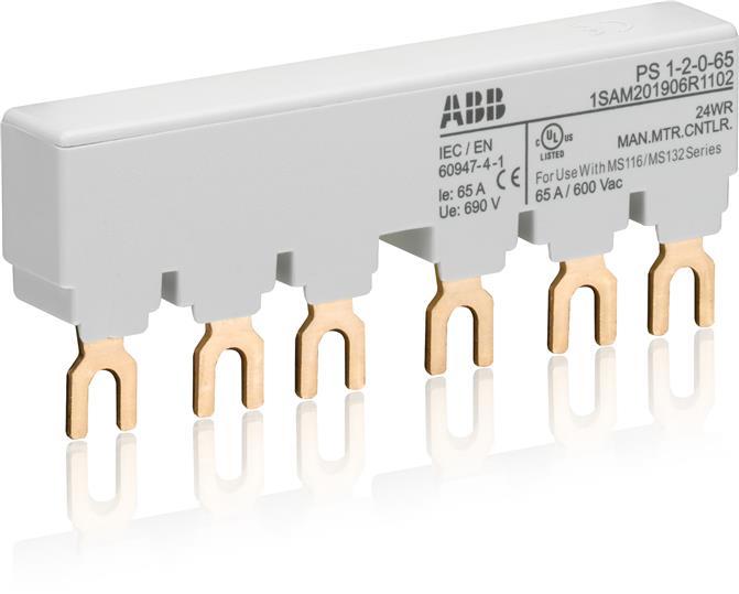 ABB 8cm PS1-2-0-65 3-PHASE BUSBAR 2 Way