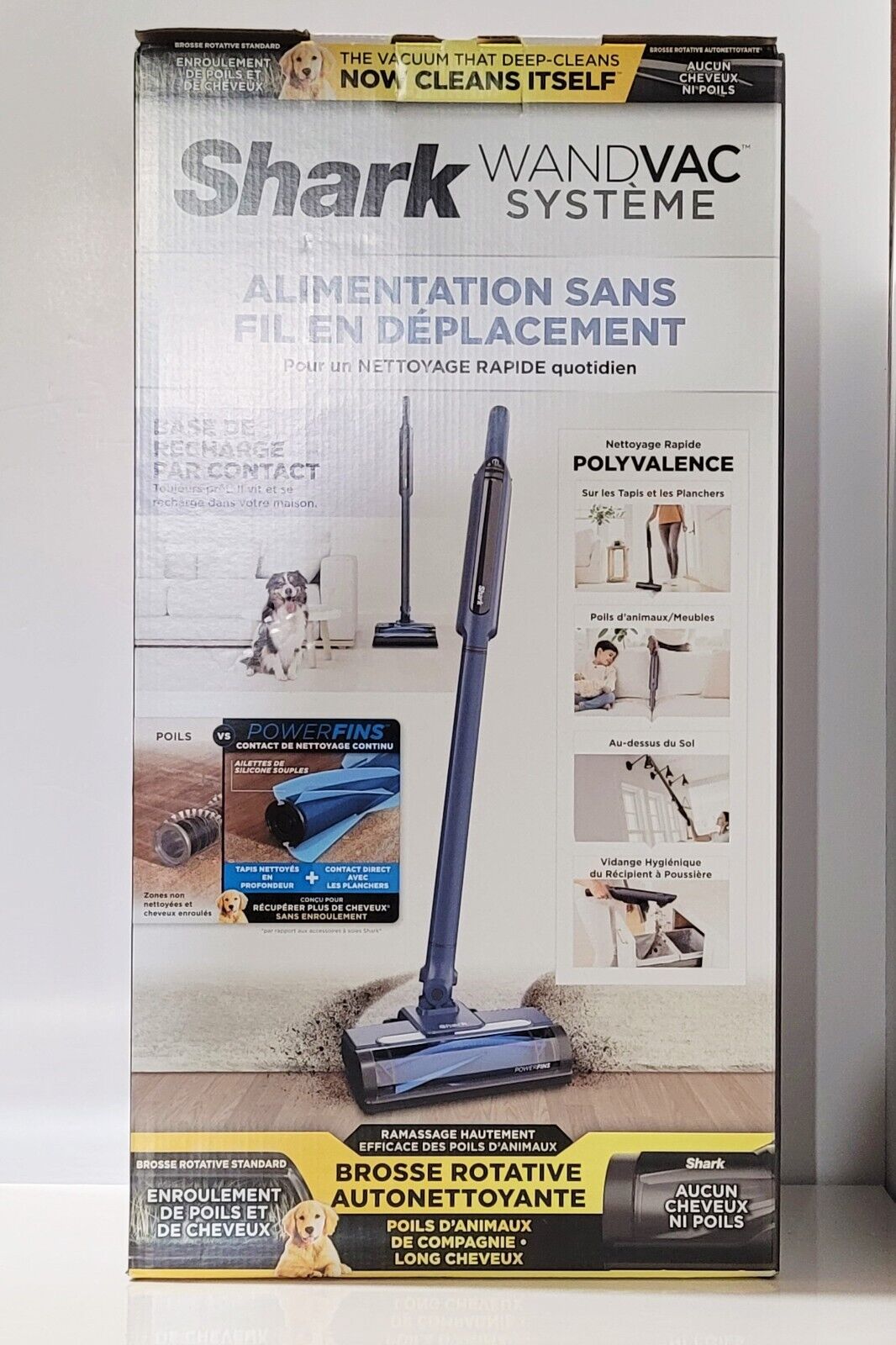 Shark WS640C WandVac LiIon Battery Powered Cordless Pet Hair 3In1