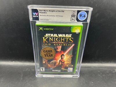 Star Wars: Knights of the Old Republic Xbox WATA 9.6 A+ FACTORY SEALED MINT VGA