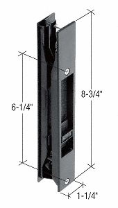Adams Rite AR44300 Black Plastic Handle with 6-1/4" Screw Holes - Picture 2 of 2