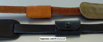LUIGI's BATTERY CARRIER for LEICA M6-M7-MP,NIKON,MORE,FITS THE (LUIGI's?) STRAP!
