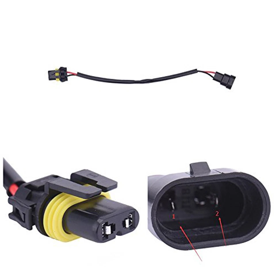 Two Xentec Xenon Lights HID Conversion Kit 's Replacement Bulbs with Wire & Plug - Image 2 of 4