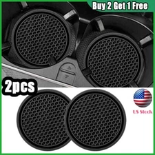 2x Car Cup Holder Anti Slip Insert Coasters Pads Mats Car Interior Accessories